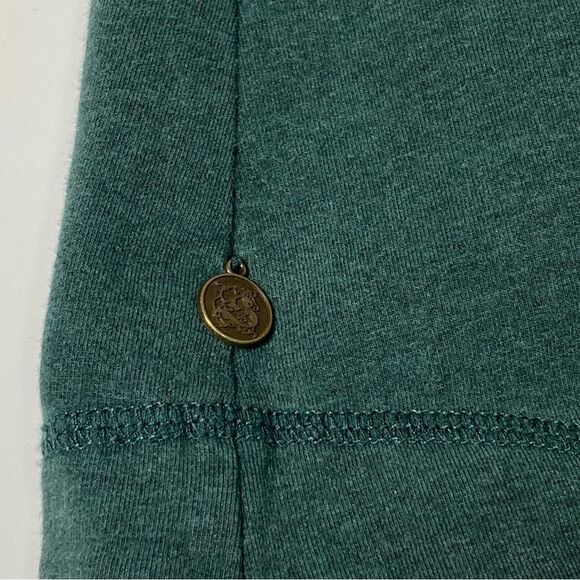 Soft Surroundings Green Cowl Neck Sweater W/ Floral Design On Back Womens Size S - Picture 5 of 15